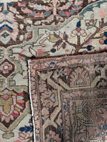 Muted Floral Persian Rug / Ferahan Sarouk #4306