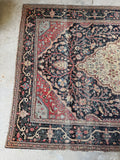 7x10 Timeworn Antique Persian FerahanRug #2299