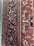 Large Antique Persian Heriz Rug / 8’5 x 12 Rug #2768ML