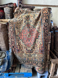 Small Floral Persian Rug / Ferahan Sarouk #4317