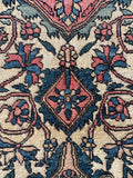 Small Floral Persian Rug / Ferahan Sarouk #4317