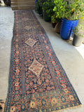 A Pair of Antique Persian Runners #3492 #3494