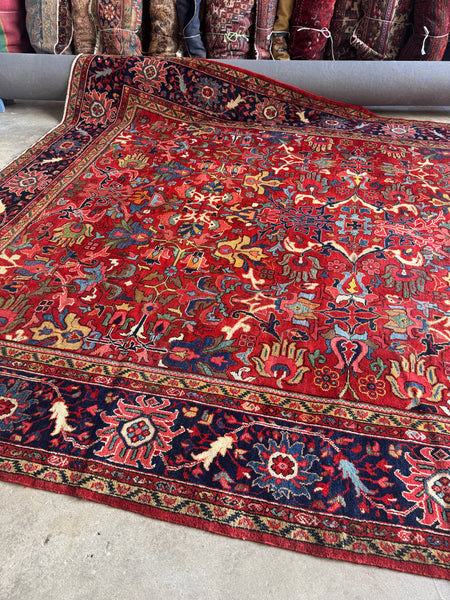9x12 Antique Persian Mahal Rug #4119