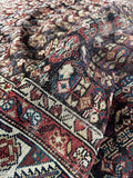 4x8 Antique Earthy and Tribal Persian Rug #3627
