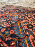 Antique Persian Scatter Rug / 2’4 x 4’3 Hamadan Rug #4368