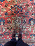 Wash, Repair & Custom Cut Pad of Antique Mahal Rug