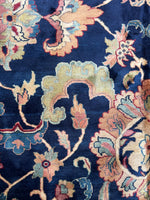12x18 Vintage Royal Blue Oversize Persian Tabriz Rug #1050