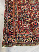 Antique Persian Meshkabad Mahal / 7’1 x 10’4 Rug #4045