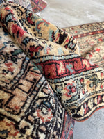 Long Vintage Persian Runner / 3’6 x 13’6 Runner #4104