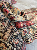 Long Vintage Persian Runner / 3’6 x 13’6 Runner #4104