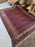 5x7 Vintage Persian Tribal Rug #854ML