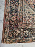 Antique Worn Persian Rug / Mahal 8’5 x 12’5 Rug #4292ML