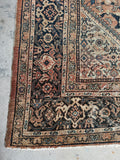 Antique Worn Persian Rug / Mahal 8’5 x 12’5 Rug #4292ML