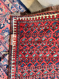 19th Century Full Pile Persian Veramin Runner / 4’3 x 10’1 Rug #3105-A