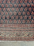 Worn to Perfection Antique Persian Seraband Rug / 5'3 x 9'8 Serab Rug #4398