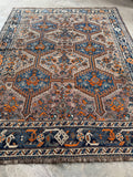 5x6 Antique Persian Rug #4296