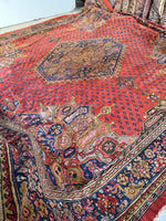 16x16 Square Antique Spanish Rug / 16x16 rug