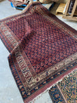 5x7 Vintage Persian Tribal Rug #854ML