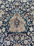 9x12 Antique Persian Floral Rug #4281