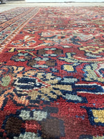 Antique Persian Meshkabad Mahal / 7’1 x 10’4 Rug #4045