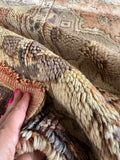 Soft and Silky Antique Oushak Rug / 8’6 x 9’9 Rug #4286