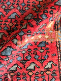 19th Century Full Pile Persian Veramin Runner / 4’3 x 10’1 Rug #3105-A
