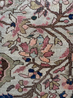Muted Floral Persian Rug / Ferahan Sarouk #4306