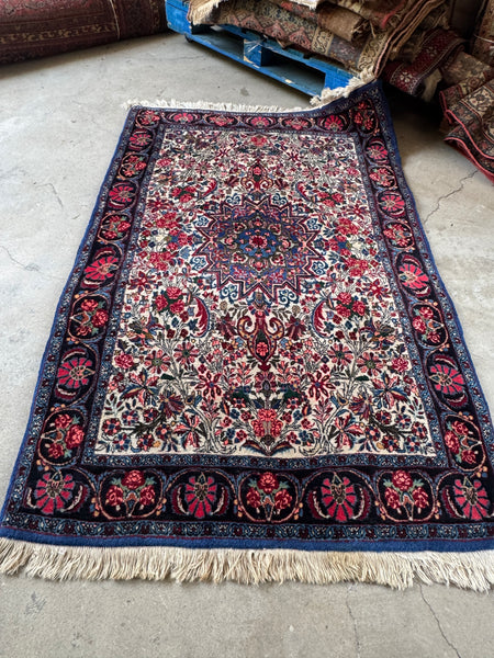 Floral Vintage Persian Rug #4226