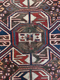 Antique Eagle Kazak Rug  / 4’2 x 8’7 Rug #4115