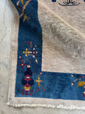 3x6 Art Deco Chinese Rug #4126