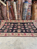 6x9 Antique Flat Weave Floral Kilim #3433
