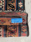Long Vintage Tribal Rug Runner / 3'1 x 15'8 Antique Caucasian runner #1876