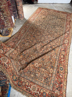 7x16 Antique Worn Persian Rug #3903