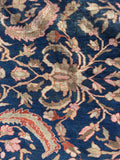 7x10 Navy Blue Persian Mahal Rug #4010