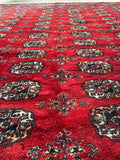6'2 x 9'4 Vintage Afghani Bokhara Rug #2794