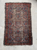 Worn Persian Scatter Rug / 2’5 x 3’9 Persian Rug #4303