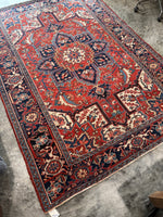 Antique Heriz Rug / 5'10 x 8'4 Antique Persian Rug #2607
