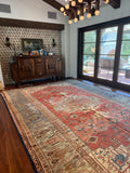 Palatial Antique Persian Serapi / 9’6 x 14’5 Serapi Rug #3844