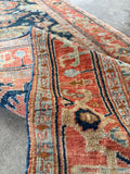 Skinny n Narrow Antique Persian Runner / 2’8 x 8’ Rug #4406ML