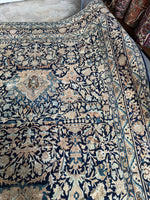 9x12 Antique Persian Floral Rug #4281