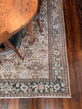 7x10 Antique Persian Heriz / 6’9 x 10’1 Neutral Persian Rug #4442