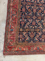 Palatial Vintage Persian Rug / 7x20 Vintage Persian Rug / 7x21 Vintage Rug #4305