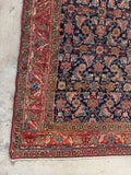 Palatial Vintage Persian Rug / 7x20 Vintage Persian Rug / 7x21 Vintage Rug #4305