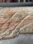 Soft and Silky Antique Oushak Rug / 8’6 x 9’9 Rug #4286