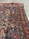 Worn Persian Scatter Rug / 2’5 x 3’9 Persian Rug #4303