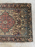 Small Floral Persian Rug / Ferahan Sarouk #4317