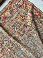 7x16 Antique Worn Persian Rug #3903