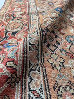 7x16 Antique Worn Persian Rug #3903