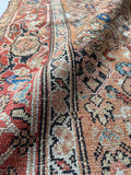 7x16 Antique Worn Persian Rug #3903