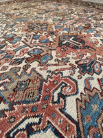 7’ x 8’4 Antique and Time Softened Gorevan Heriz Rug #4073